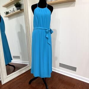 NWOT Antonio Melani Size Small Lucian Blue Sleeveless A-Line Dress Women's